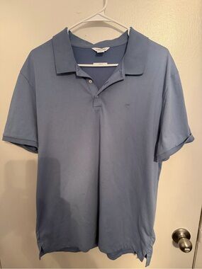 Calvin Klein Men's Sky Blue Polo Shirt